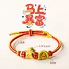 Pulsera de Hilo Rojo del Año del Caballo Zodiaco 2026 Modelo Nuevo Hazte Rico Inmediatamente Seguro y Buena Suerte Estilo Chino Pulsera para Hombres y Mujeres Venta al por Mayor