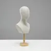 Loja de roupas espuma pinável tecido cabeça de manequim suporte de exibição perucas masculinas femininas acessórios chapéus armazenamento cabide de chapéu suporte para chapéu
