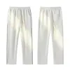 Pantalones Deportivos Casuales de Dos Rayas Nuevo Otoño e Invierno Algodón de 320g Pantalones Deportivos de Empalme Casual Unisex para Estudiantes