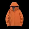 Chaqueta soft shell de una sola capa para hombre y mujer, chaqueta cortavientos fina de primavera y otoño, ropa de trabajo, casual para exteriores, buena textura, ropa de alpinismo para parejas