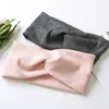 Faixa de Cabeça Cruzada Estilo Coreano Outono e Inverno, Versão Larga Simples de Tricô para Mulheres, Para Lavar o Rosto, Faixa de Cabeça Esportiva, Acessório de Cabeça Venda Direta de Fábrica