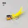 Nuevo señuelo Popperfly flotante de mosca seca para pesca con mosca, cebo artificial, venta al por mayor desde el fabricante