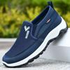 Sapatos Masculinos 2025 Estilo Outono Sapatos de Pano Old Beijing Cano Baixo Salto Baixo Slip-On Sapatos Masculinos de Solado Macio para Idosos Direto do Fabricante