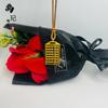 Tienda de oro con oro de arena antigua ábaco inteligente accesorios DIY oro cobrizo chapado en oro nubes auspiciosas marea nacional ábaco wishful collar