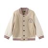 Jaqueta de Baseball Infantil Primavera e Outono Jaqueta de Baseball Esportiva para Meninos e Meninas Terry Estilo Japonês Roupa Infantil Excelente