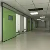 Porta de Sala de Operação Médica Sala de Raio-X TC Proteção contra Radiação Sensor de Pé Tradução Elétrica Porta de Proteção contra Radiação Proteção Médica