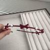 Exquisite Red Velvet Bow Thin Edge Hair Clamp Hair Band Faixa de Cabelo Feminina 2024 Nova Faixa de Ano Novo de Alta Qualidade All-match Headwear