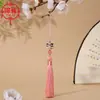 Decoraciones de Borlas al por Mayor, Colgantes de Borlas Cortos y Gruesos, Borlas de Danza del León de 8 cm para Bricolaje, Colgantes de Flecos de Borlas