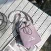 Bolsa para Teléfono Móvil Ligera y Casual para Viajes al Aire Libre Montañismo Estilo Bosque para Mujer Costuras de Color Contrastante Bolso de Hombro para Viajes Diarios Bolso Cruzado