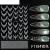 Beleza Total Transfronteiriça Novos Adesivos para Nail Art Glitter Dourado e Prateado Franja Glitter Adesivos para Nail Art Francesa