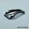 Hebilla de cuero de 22 mm de longitud para zapatos antiguos de tela de Beijing, hebilla de aguja para zapatos, bolsos de flores, accesorios de ropa, galvanoplastia, venta al por mayor