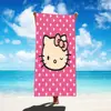Tt Proteção Solar Sanrio Y Macio Mais Vendido Toalha Grande Leve Absorvente Padrão Toalha de Praia Hellokitemu