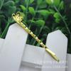 Pinza para el cabello antigua tocado nupcial soporte de flores de perlas retención de color pinza espiral DIY pinza para el cabello accesorios al por mayor