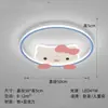 Lámpara de Techo Creativa de Dibujos Animados Gato Kt Simple Ins para Habitación de Niñas Princesa Dormitorio 2023