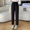 Pantalones Harem para Mujer Tallas Grandes para Primavera y Otoño 100 kg - Cintura Alta, Adelgazantes, Versátiles, Holgados Casuales Tipo Cigarrillo Zanahoria