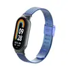 Adequado para Pulseira Xiaomi Mi Band 11 Fivela Milanesa Aço Inoxidável Pulseira Trançada Personalizada para Xiaomi Mi Band 10/9/8
