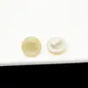 Botones de Hongo de Resina Perlada con Purpurina de Alto Pie del Fabricante en Stock para Camisas de Mujer, Cárdigans, Blusas de Gasa y Vestidos