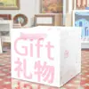 Día de la Mujer, Bolsa de Regalo Día de la Diosa, Bolsa de Papel tipo Bandolera Cuadrada, Bolsa para Snacks de Regalo, Ver Flores, Feliz Suerte