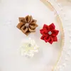 Flor de Nueve Puntas de 3 cm con Pedrería, Exquisito Accesorio para el Cabello Estilo Coreano, Decoración para Sombrero, Accesorios de Manualidades, Juguete, Zapato y Decoración de Sombrero