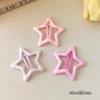 Pinza para el Cabello de Niña Estrella de Dopamina Accesorios para el Cabello de Colores Tocado Lindo para Niña Pinza bb de Estrella de Cinco Puntas para el Cabello Flequillo