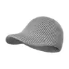 Gorra de Béisbol Deportiva de Punto de Color Sólido Casual Británica para Exteriores para Mujer Cabeza Grande Adecuada para Gorra de Béisbol Elástica para Mujer Gorro de Invierno