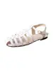 Sandalias Romanas Nuevas de Primavera 2026 para Mujer con Punta Abierta, Suela Plana Tejida Hueca, Hebilla de Correa Única, Zapatos Versátiles y Cómodos para Mujer al por Mayor
