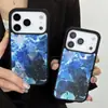 Capa Cartoon Azul Escuro para iPhone 17Air16 Adequada para iPhone 1512, 14Plus, Compatível com Magnético 18Pro13