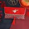 Bordado de Brocado Manualidad Vintage Nuevo Estilo Chino Sobres Rojos Regalos de Boda Sobres de Regalo Regalos de Bendición para Bebés Al por Mayor