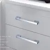 Manija de Mesita de Noche, Manija de Puerta de Armario de Dormitorio, Manija de Puerta Negra de Aleación de Aluminio, Manija Negra de Mueble de TV