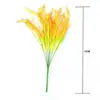 Espigas de Trigo Falsas, Espigas Grandes de Arroz de Plástico, Flores Secas para Decoração de Interiores, Adereços para Fotografia de Trigo, Enfeites de Arroz Falso