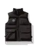 Chaleco de Algodón Estilo Montaña para Hombre, Chaleco de Algodón Grueso Cálido de Invierno, Chaqueta de Algodón sin Mangas Multi-Bolsillo Estilo Americano Workwear, Abrigo de Moda para Parejas