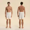 Yaoting Cruzamento Outono Novo Cetim Camisola Masculina Cor Lisa Ásia Central Luxo Roupa de Casa Roupão 3993+3994