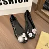 Zapatos de Gel de Cristal de Gama Alta, Zuecos, Sandalias Planas de Moda para Playa para Mujer, Versátiles de Verano, Poco Profundas, Antideslizantes para Mujer