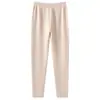 Nuevos Leggings y Pantalones Largos de Cachemir Suave para Mujer, Cintura Alta, Corte Ajustado, Cálido, Capa Interior, Otoño/Invierno 2026