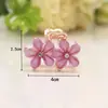 Flequillo Lateral de Pedrería Flor de Cristal de Princesa Pasador Pequeño Accesorio para el Cabello Estilo Nuevo Pasador Mediano Tocado