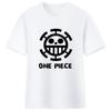 Camiseta de One Piece con animación envolvente de manga corta bidimensional para hombre y mujer, Joe Barrow, Barba Blanca, Luffy, Solon, Ace.