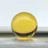 Cuentas de Luz de Vidrio de Cristal Redondas de Colores No Porosas de 8-20 mm Cuentas para Manualidades DIY Bolas de Luz Sólidas Transparentes Venta al por Mayor