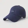 Gorra de Bordado de Letras Pequeñas Sencilla Estilo Coreano para Mujer, Gorra de Béisbol Versátil Casual para Primavera y Verano, Gorra con Visera de Protección Solar