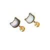 Set de Perlas con Aguja de Plata S925 con Monturas Vacías, Pendientes de Gato Dulces y Lindos de Concha Natural, Colgantes, Anillos, Accesorios de Bricolaje