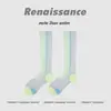 Calcetines Deportivos para Mujer Renaissance Yoga Running Cuerda para Saltar Senderismo Fitness Resorte de Presión Calcetines para Pantorrilla Primavera y Verano