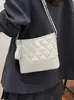 Yuezi 2026 Verano Nuevo Retro Versátil Cadena de Rombo Bolso de Mujer Bolso Cruzado Tipo Cubo Bolso de Hombro Versátil de Moda