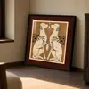 Pintura Decorativa Retro Francesa Yinghao, Arte de Pared Estilo Medieval, Arte de Nicho Maillard para Decoración de Pared de Restaurante y Sala de Estar