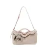 Bolso de Mano de Felpa Estilo Ins de Alto Valor para Mujer 2026 Nuevo Elegante Bolso Cruzado Lindo Muñeco Bolso Cubo Peludo