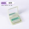 Papel absorbente de aceite facial de carbón de bambú con espejo Papel absorbente de aceite con borla Espejo Caja de almacenamiento Papel absorbente de aceite facial refrescante portátil