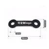 Cuerda de Poliuretano Hebilla Etiqueta de Cuero Hebilla de Cuero en Forma de 8 Cuerda Pegamento de Cuero de Vaca Fibra Super Dos Agujeros Borde Aceitado Impresión UV Serigrafía Accesorios para Cordón Etiqueta de Cuero