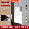 Papelera de Acero Inoxidable Nicho de Pared Empotrado Baño Inodoro Nicho de Pared Gabinete al Lado del Inodoro Estante de Almacenamiento Caja de Pañuelos Fija