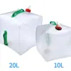Bolsa de Agua Portátil de PVC Bolsa de Agua Plegable Portátil para Exteriores Bolsa Transparente de PVC para Almacenamiento de Agua Material Ecológico