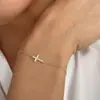 Pulsera de Cruz de Plata Art Source S925 con Diseño de Nicho, Simple y Versátil para el Uso Diario, Brillante y Moderna