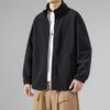 Chaqueta de Invierno 2025 Nueva de Forro Polar con Cremallera y Manga Larga con Cuello Alto Marca Trendy para Hombre Acolchada de Terciopelo Grueso Talla Grande Chaqueta Ropa de Invierno