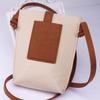Bolso Bandolera de Fieltro para Teléfono Móvil, Mini Compacto Ligero Versátil para Viajeros, Bolso para Cámara Ins, Bolso de Llaves de Fieltro Estilo Coreano para Mujer